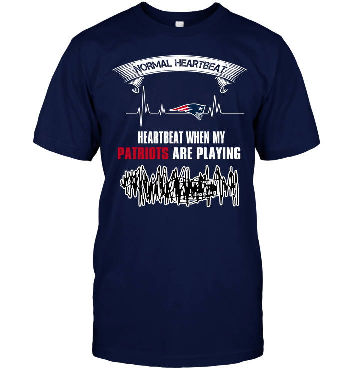 New England Patriots "heartbeat" Fan T-Shirt
